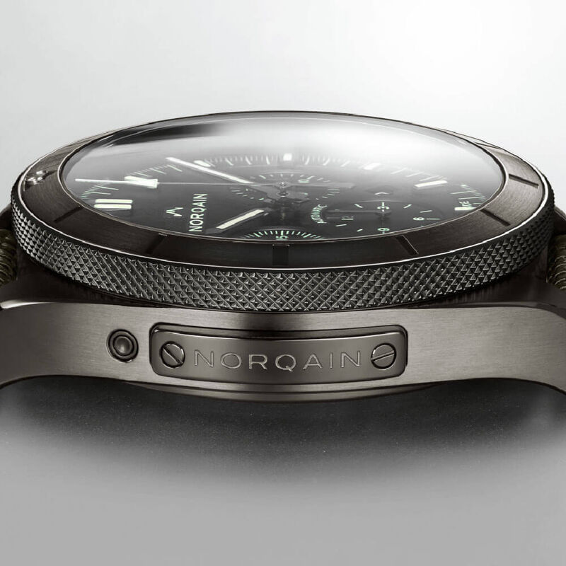 NORQAIN Adventure Sport Chrono Black Dial Watch, 44mm image number 2